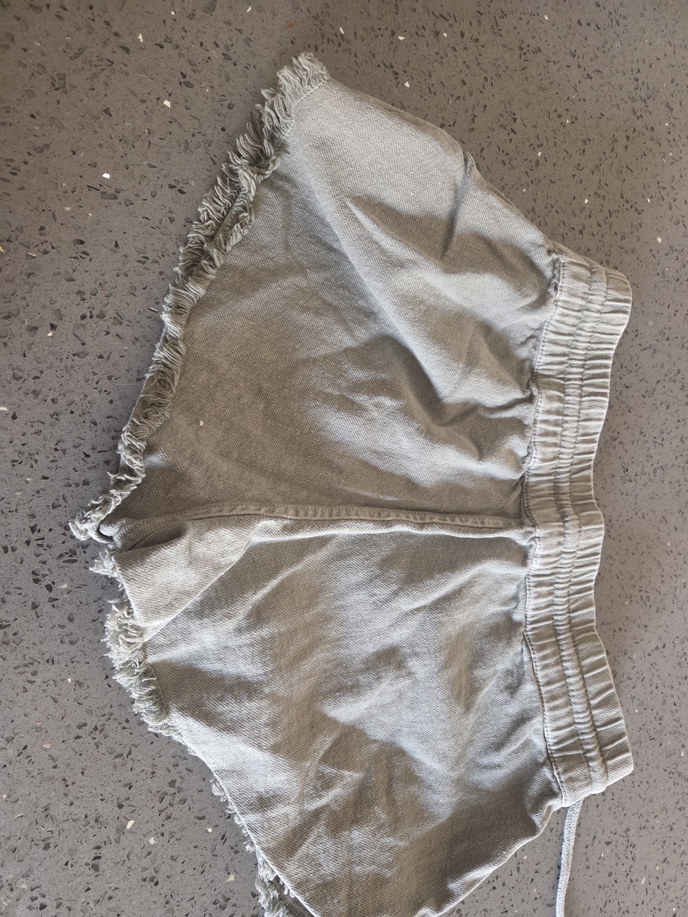 Roxy Olive Green Drawstring Shorts - Picture 3 of 5